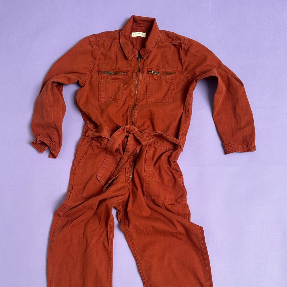 Lucky Brand Terracotta Jumpsuit